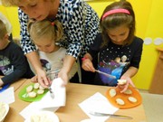 Odpolední zdravá svačinka s rodiči